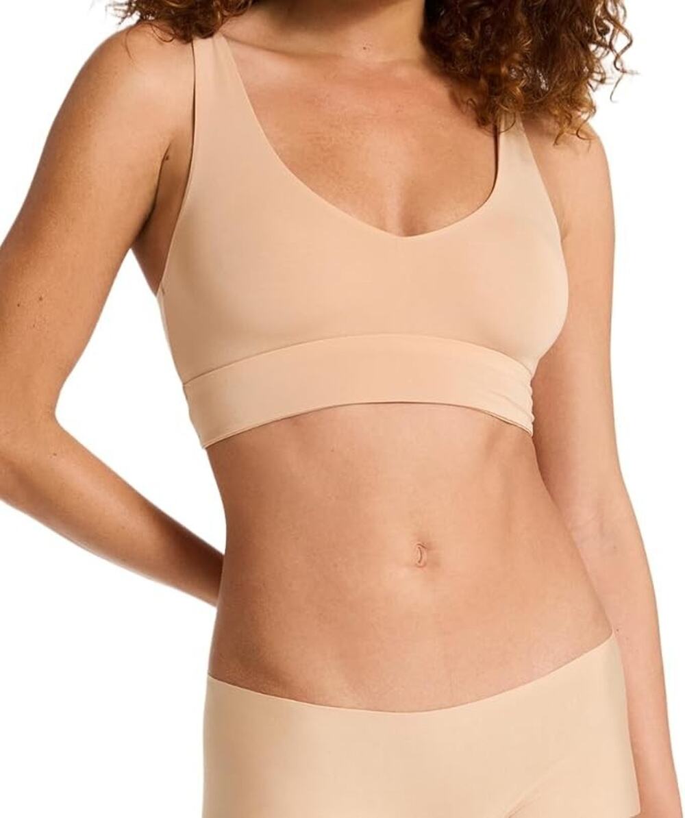 NWT $68 Tag Commando US Size XS Women's Beige Butter Comfy Bralette BRA227